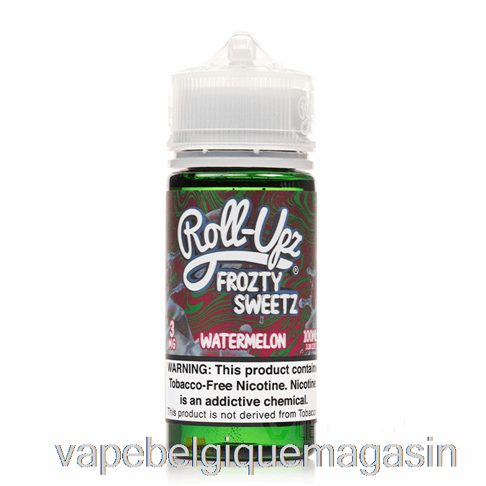 Vape Juice Pastèque Punch Ice - Jus Roll-upz - 100ml 3mg